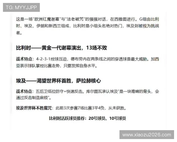 2026年世界杯比利时VS埃及比赛在线观看合法渠道及相关版权说明
